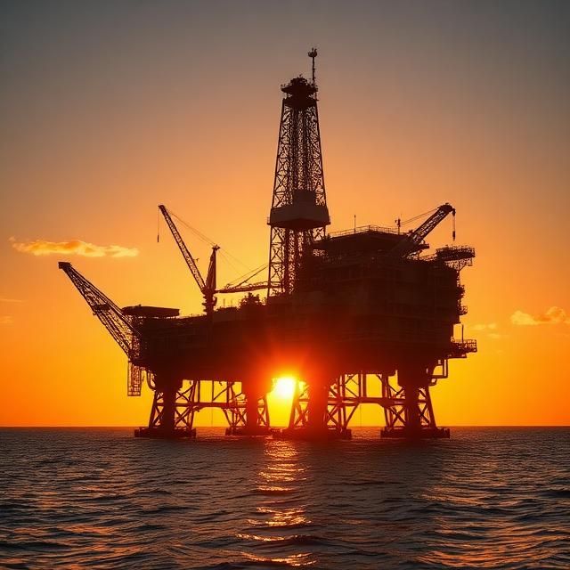 North Sea Offshore Platform